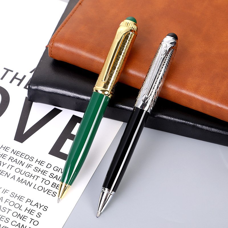 Luxury business gift fancy twist action metal pen custom pen logo design ballpoint pen for jewelry & watch