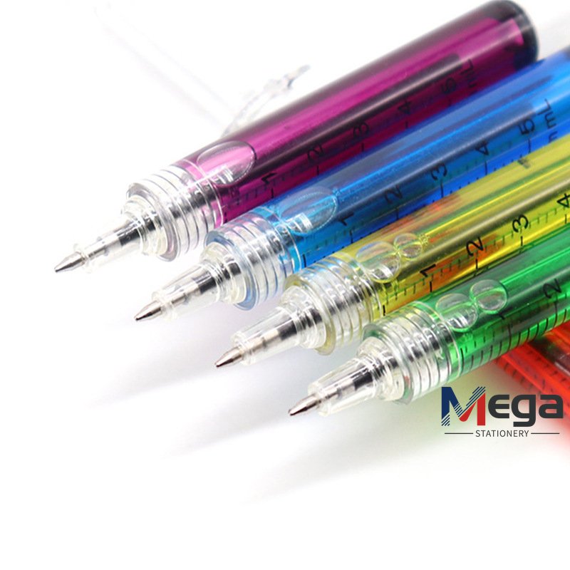 MEGA Creative Customized Novelty Promotional Funny Injection Shaped Liquid syringe pens Best Gift for Children hospital