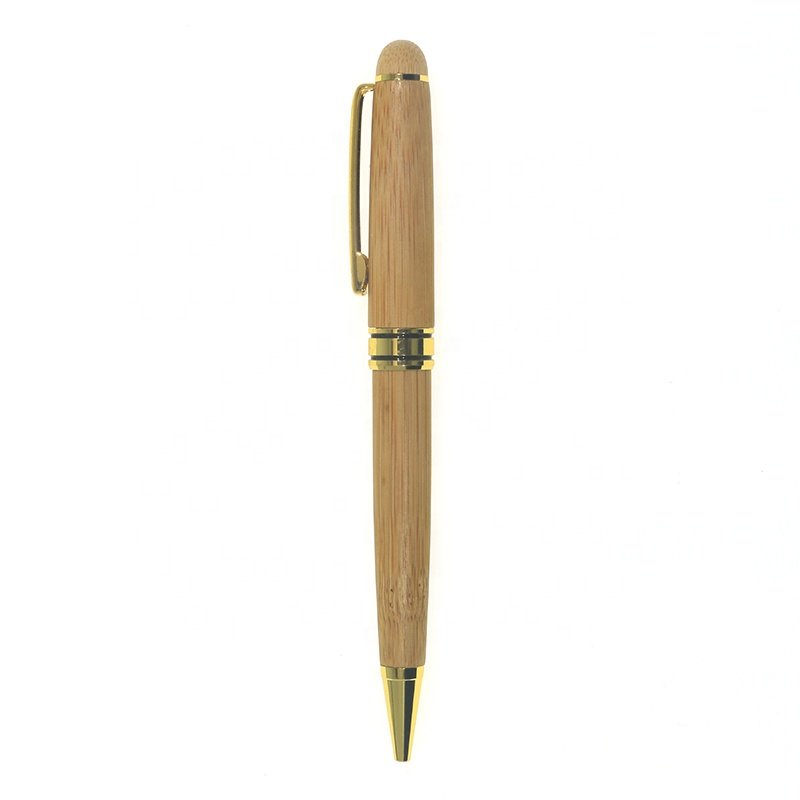 14.3*1.3cm Suma De Madera Luxury Wood Bamboo Ball Pen For Business People Wooden Pen Ballpoint