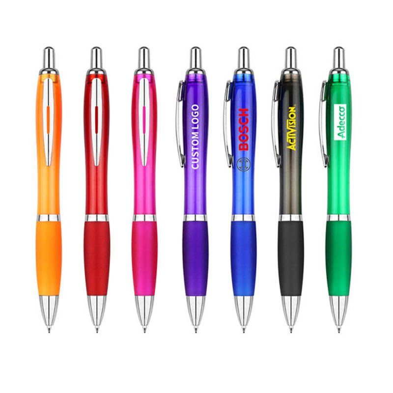Good Quality Custom Logo White Ball Pen Classic Promotional Pen Custom Customized Pen With Logo