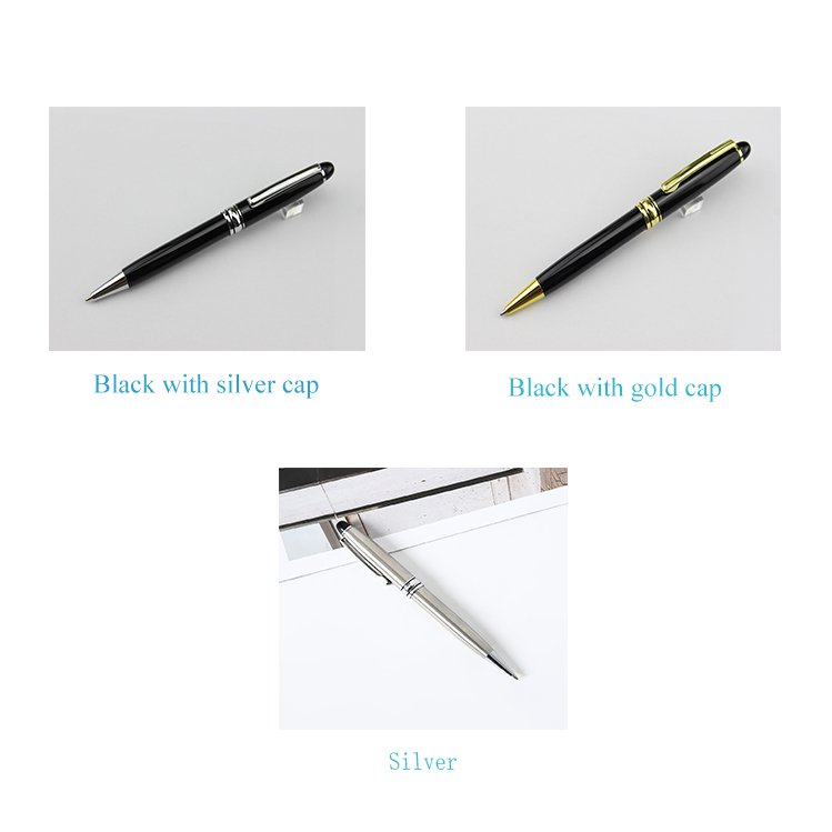 High quality Metal Fountain ball pen gift ballpoint pen Custom Logo laser engraving