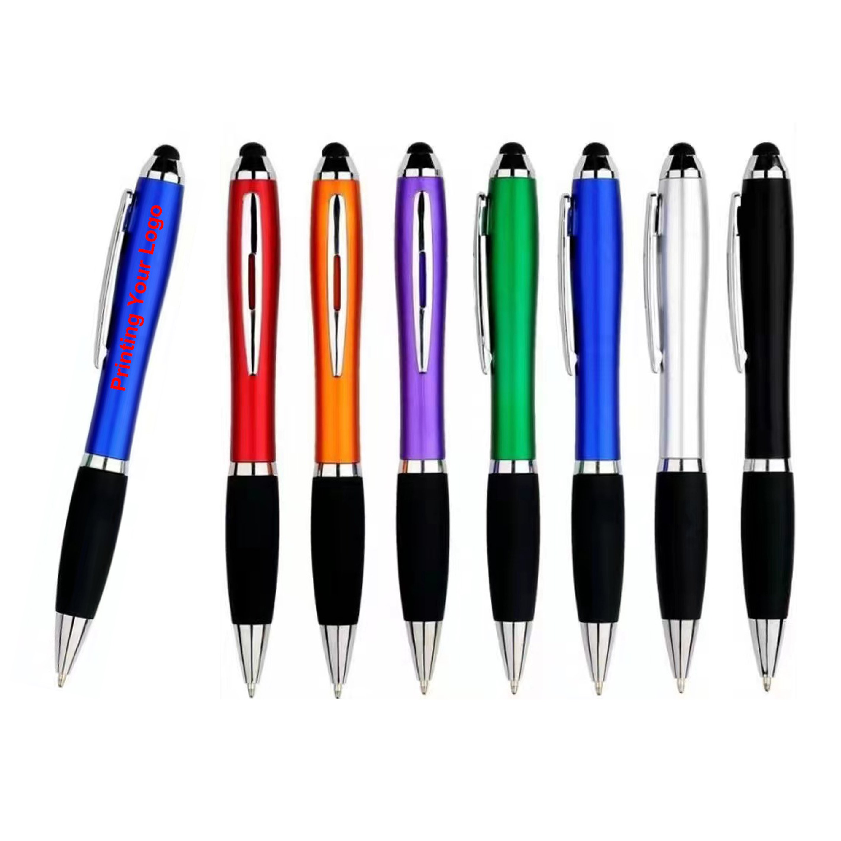 OEM LED lighting up logo pen stylus pen customized logo light up pen