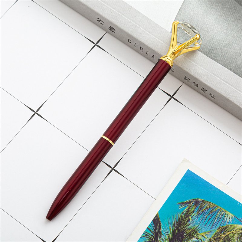 Promotional Gift Pen Personalized Ball Pen Diamond Crystal Metal Ballpoint Pens