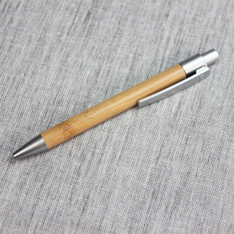 Custom Logo Printed ECO Friendly Bamboo Ballpoint Pen Bamboo Penholder Ball Point Gel Ink Promotional Pens