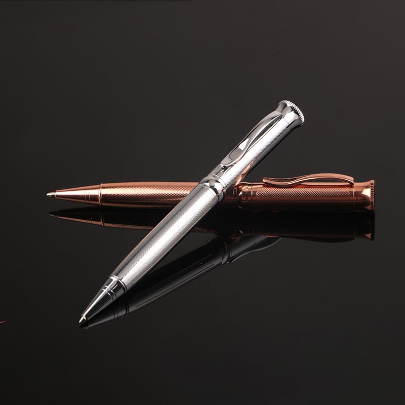High Quality Luxury Metal Body Ballpoint Pen Custom Logo Wedding Pen Executive Gold Ball Pen