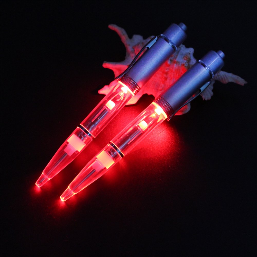 High Quality LED Flashlight Ballpoint Pen 1.0mm Writing Width Novelty Metal Light up Pen for Promotional Gifts