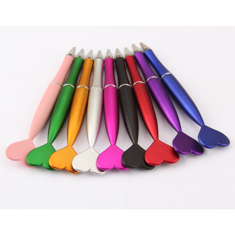 Popular promotion ballpoint pen custom cheap butterfly star flower heart shape cute plastic ball pen with print logo kids