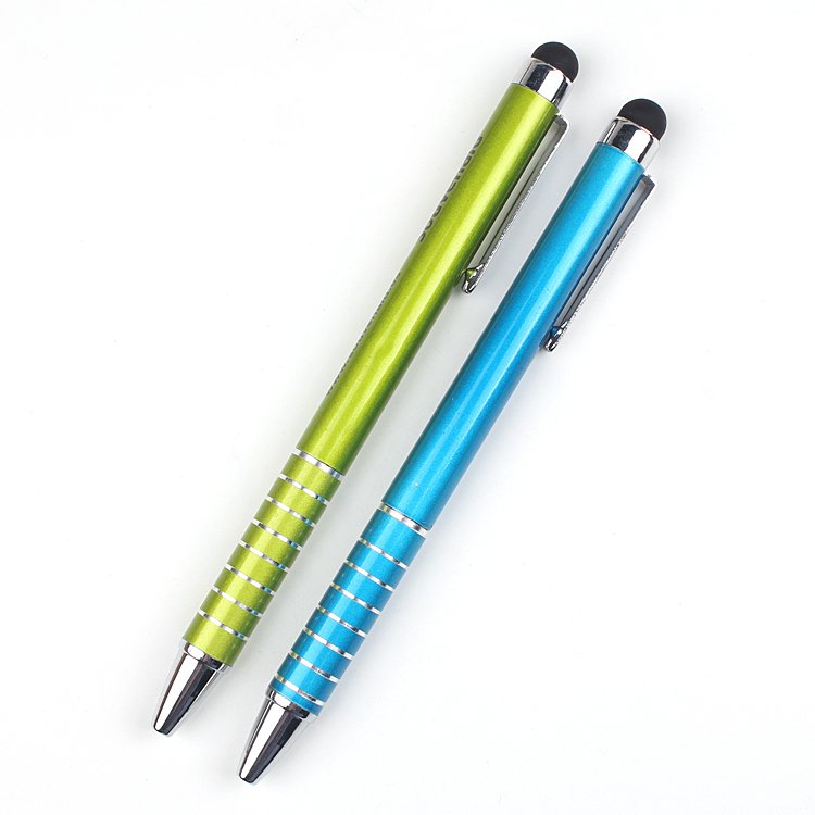Heada Brand Creative 2-in-1 Aluminum Ballpoint Gel Pen Customizable Metal Pen for Promotional