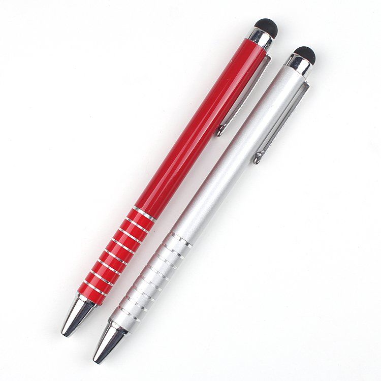 Heada Brand Creative 2-in-1 Aluminum Ballpoint Gel Pen Customizable Metal Pen for Promotional