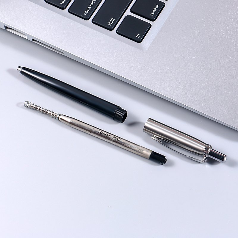 SHULI penna 1.0mm gift promotional press ballpoint pen metal student office ballpoint pen with customised logo