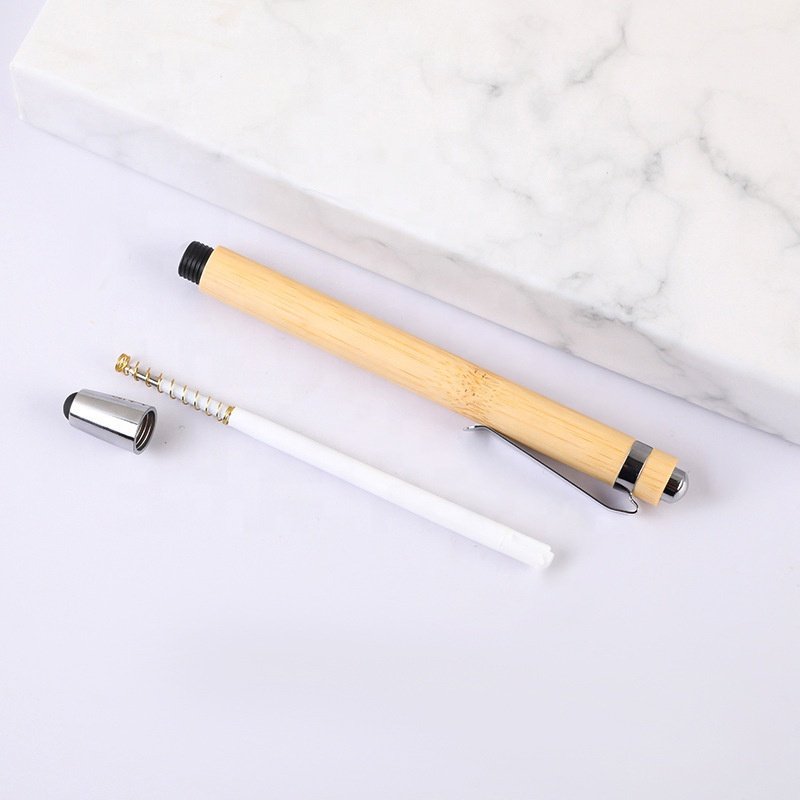 Hot Selling Bamboo Pen Blank Personalized Engraving Wood Fountain Pen Promotion Bamboo Ballpoint Pen