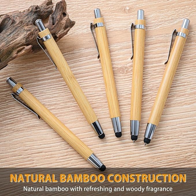 Hot Selling Bamboo Pen Blank Personalized Engraving Wood Fountain Pen Promotion Bamboo Ballpoint Pen