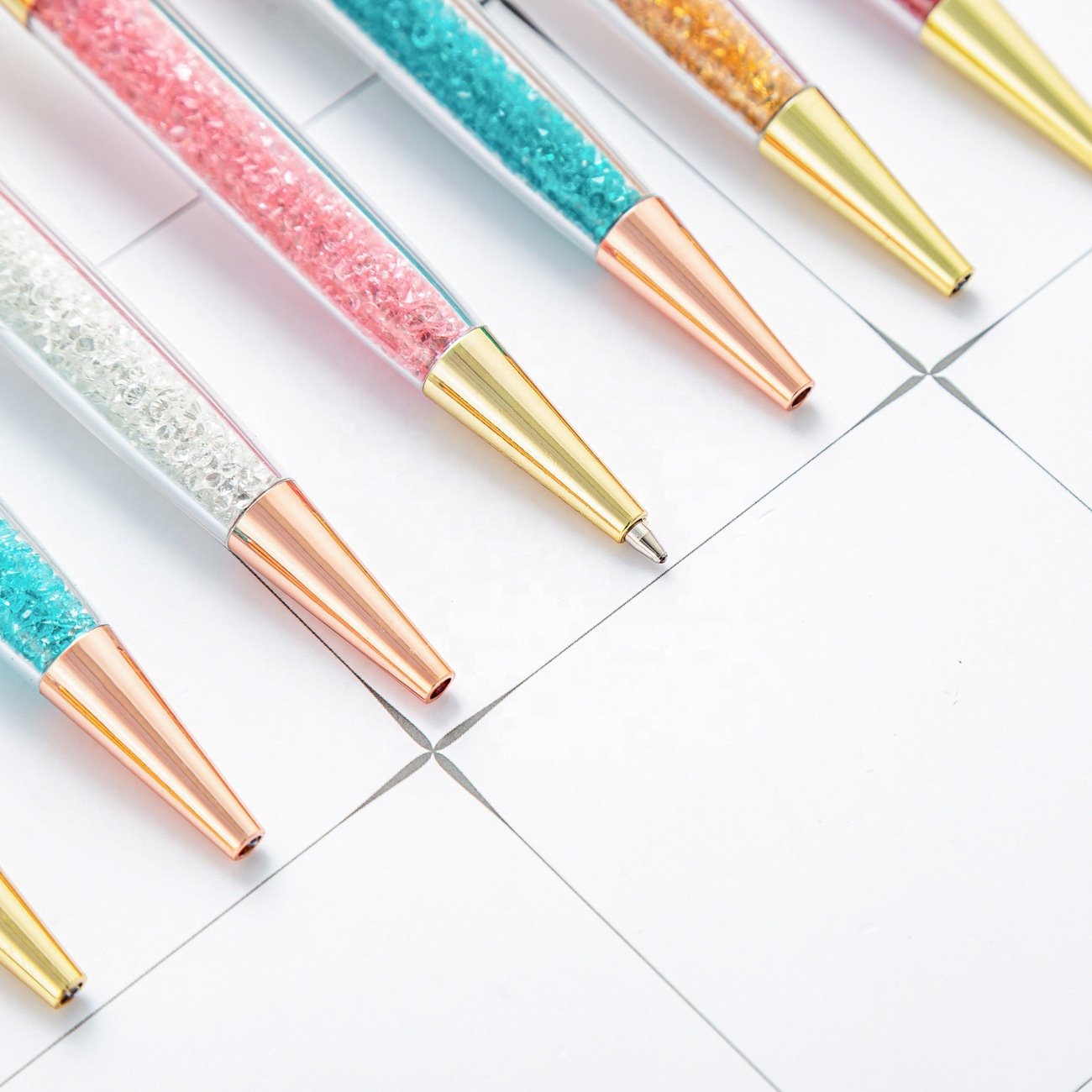 Luxury Logo Customized Metal Royal Crown Twist Ballpoint Pens