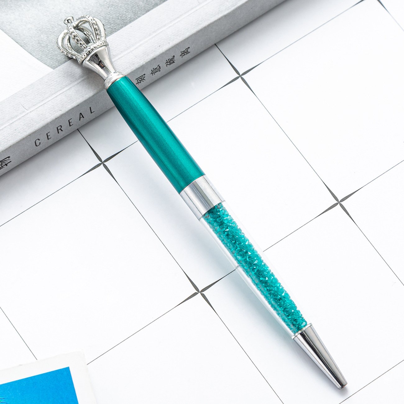 Luxury Logo Customized Metal Royal Crown Twist Ballpoint Pens