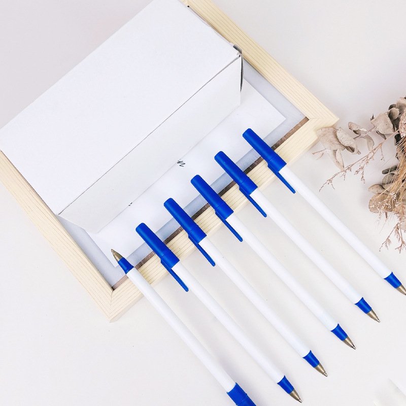 JPS ODM Stylo Gel Cheap Office Transparent Ballpoint Pen Gel Pen