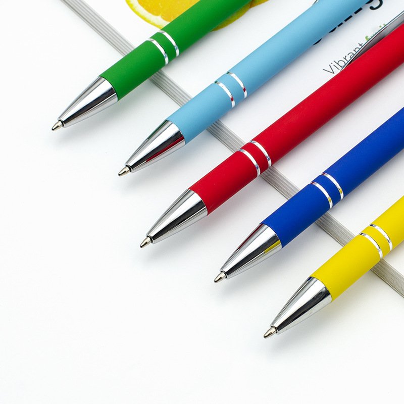 Personalized With Logo Print Ball Point Pen Advertising Cheapest Promotional Pen Gift Custom Plastic Metal Custom Ballpoint Pen