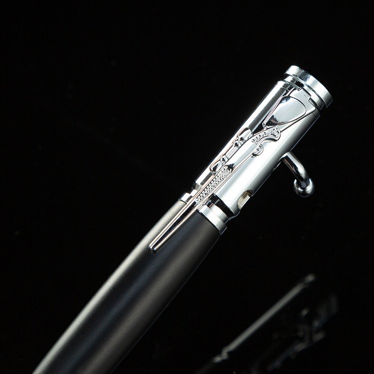 JH Creative Design Bullet Shaped Bolt Action Tactical Pen Rifle Design Clip Metal Luxury Gun Pen