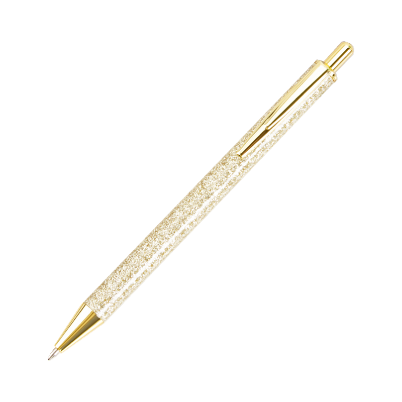 Kawaii Glitter Gift Pen Fancy Kids Stationery Luxury Metal Ballpoint Pen