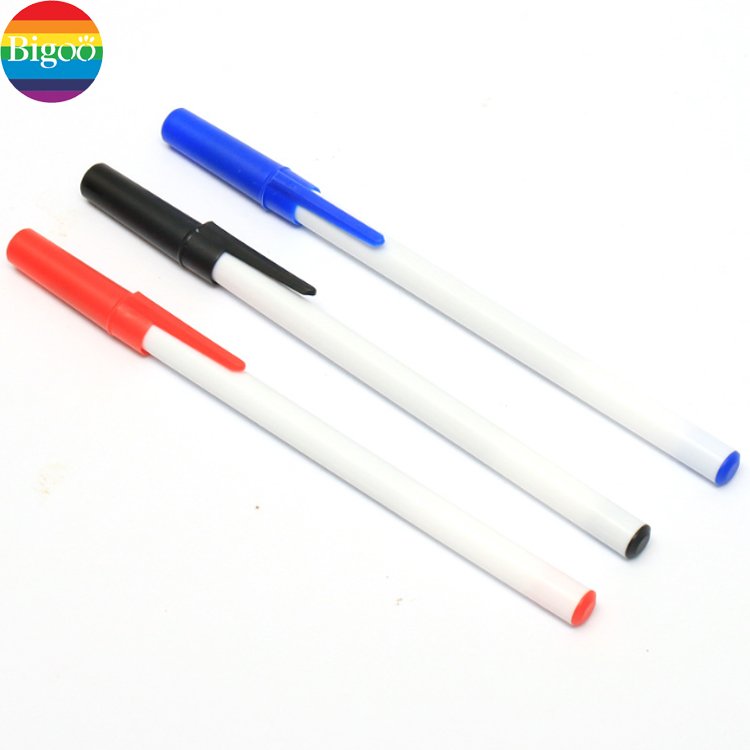 Popular cheap simple blank ballpoint pen customized for full print logo ball point pen for office school and promotion