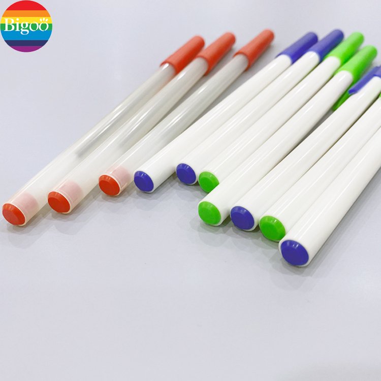 Popular cheap simple blank ballpoint pen customized for full print logo ball point pen for office school and promotion