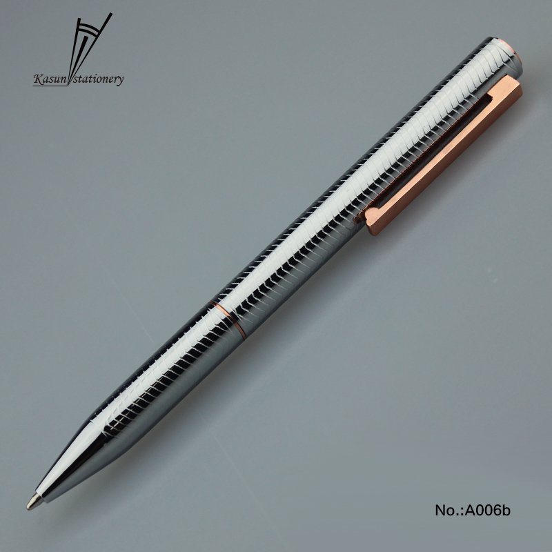 High Premium Rose Gold Pen Luxury Pen Metal BallPen Logo Pen for Office GIft