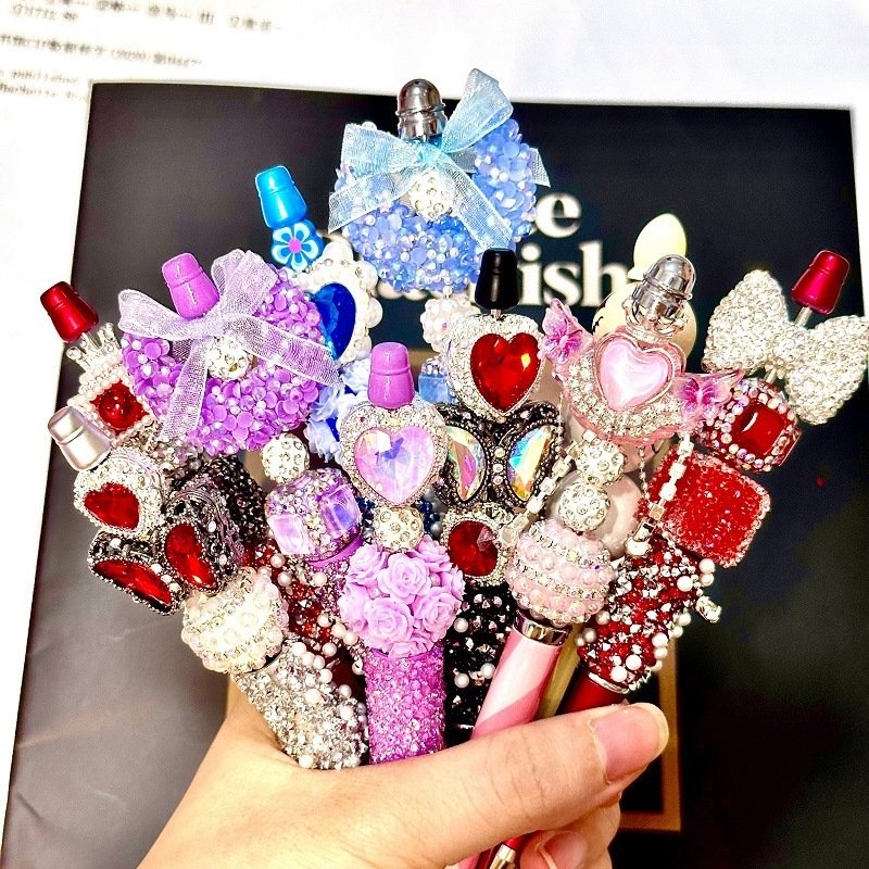 Finished beaded pen DIY heavy handmade diamond-studded creative beaded blind box ballpoint pen neutral pen