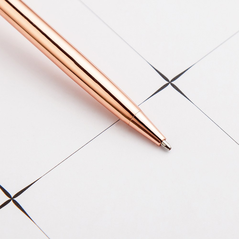 Cute Crown pen metal ballpoint pen automatic school student gel pencil stationery