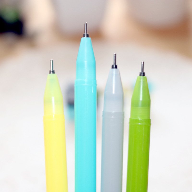 Cute kawaii pen cartoon design promotional squishy gel pen for students memory foam easily recovery decompression ballpoint pen