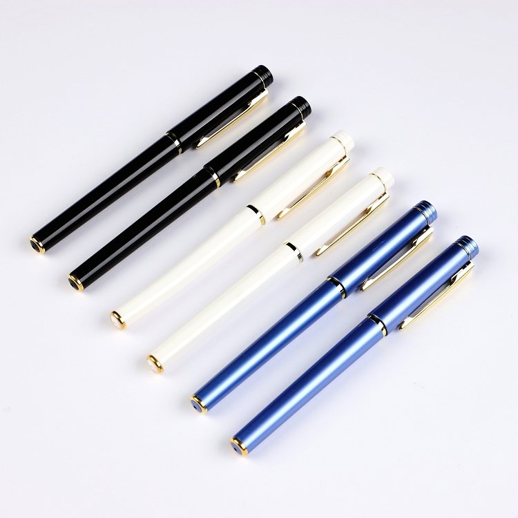 Promotional Business Hotel VIP Gift Metal Ballpoint Signature Parker Black Ink Premium Plastic Pen With Custom Logo