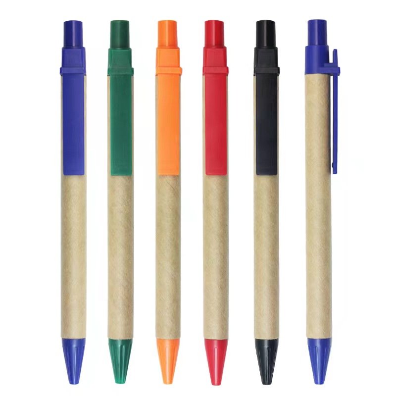 Environmental protection paper and pen low-cost printing logo advertising promotion ball point