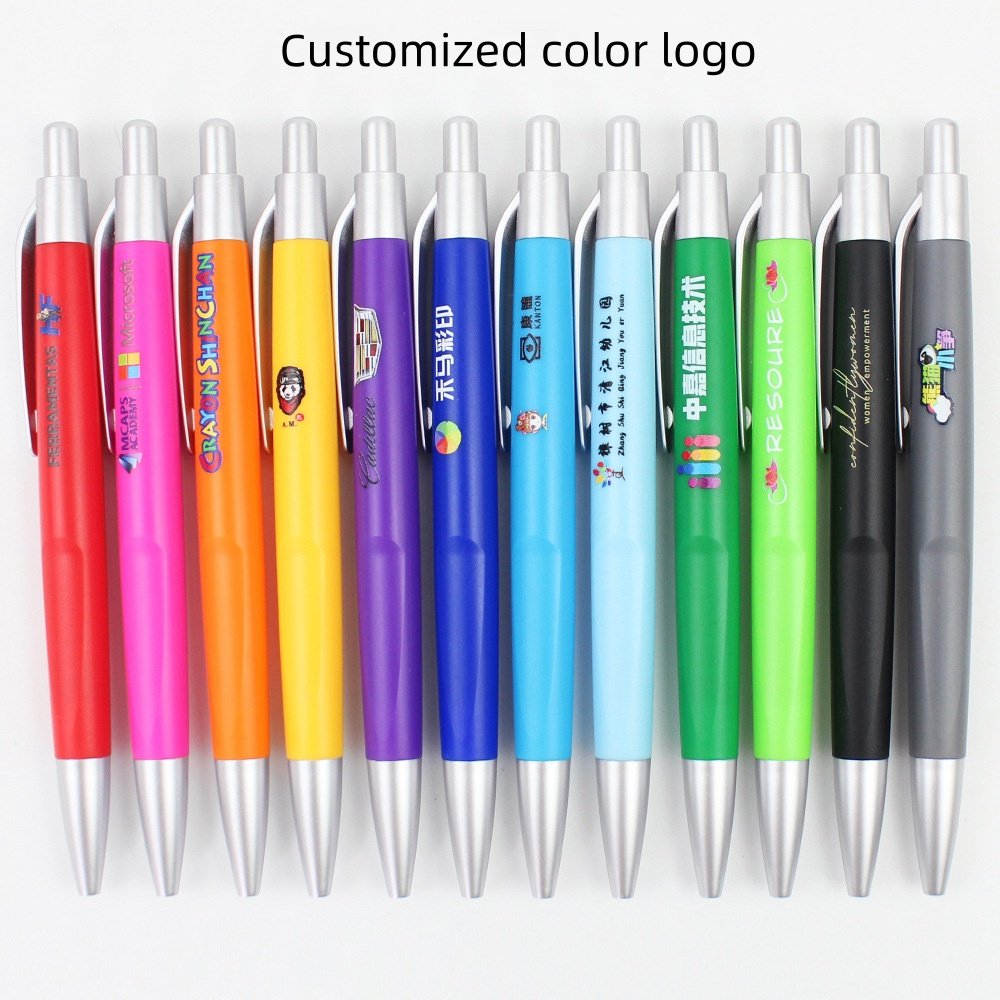 Customized Ballpoint pen click Pen for Advent Business Gift Cheap Price Personalized Printing Pen