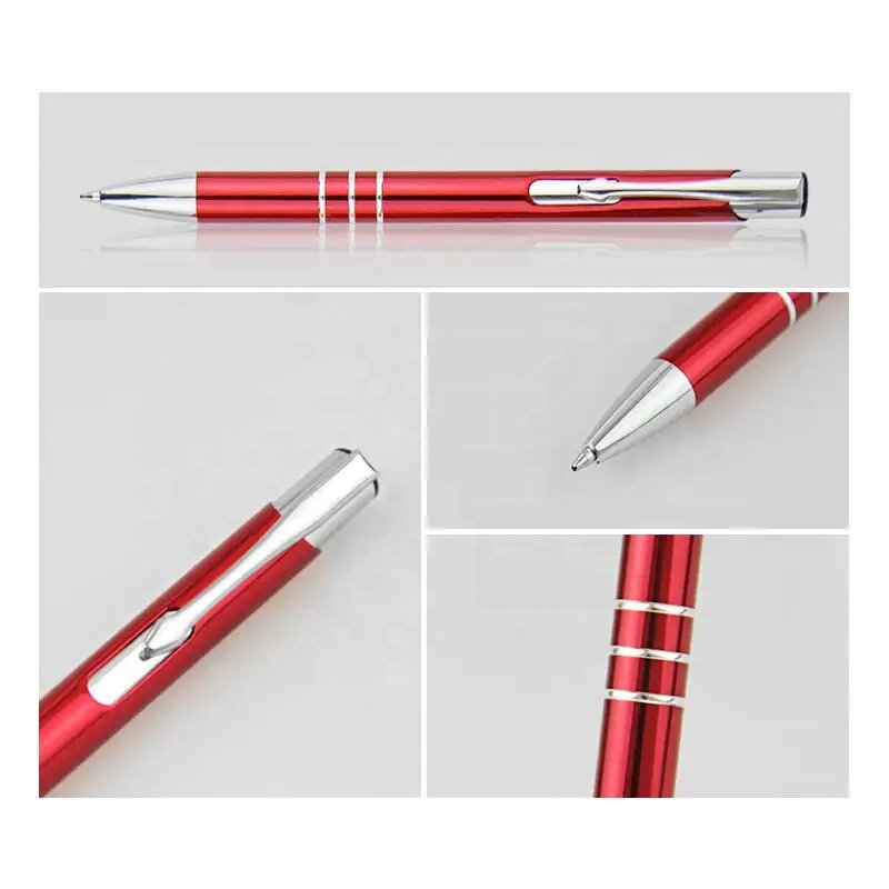 Luxury Promotional Metal Ball Pen With Logo Customized Advertising Ballpoint Pen Engraving Personalized Gift Metal Ball Pen