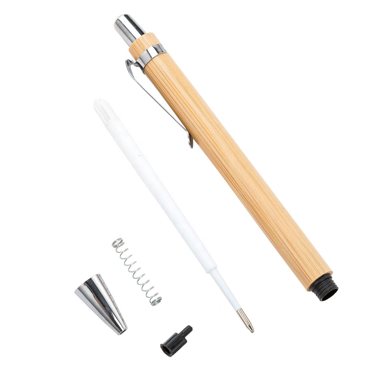 2025 Promotional Personalized Customized Bamboo Ball Pen Eco Friendly Engraved Bamboo Ballpoint Pen With Logo