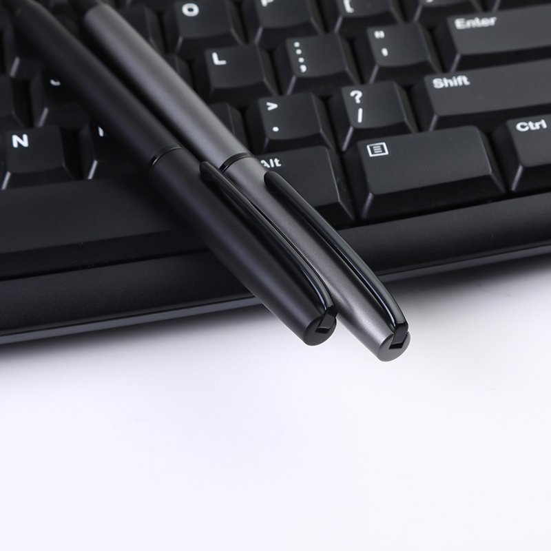Custom Gift Office matte black grey silver red white blue Luxury Roller Ball Pen Universal Design Metal Ballpoint Pen