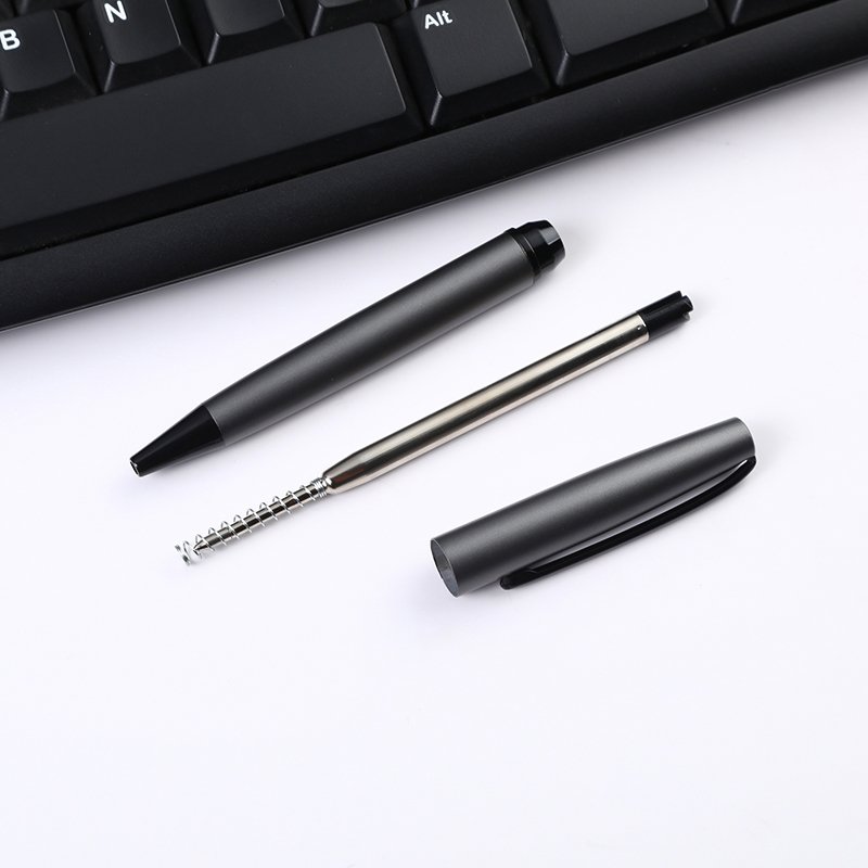 Custom Gift Office matte black grey silver red white blue Luxury Roller Ball Pen Universal Design Metal Ballpoint Pen