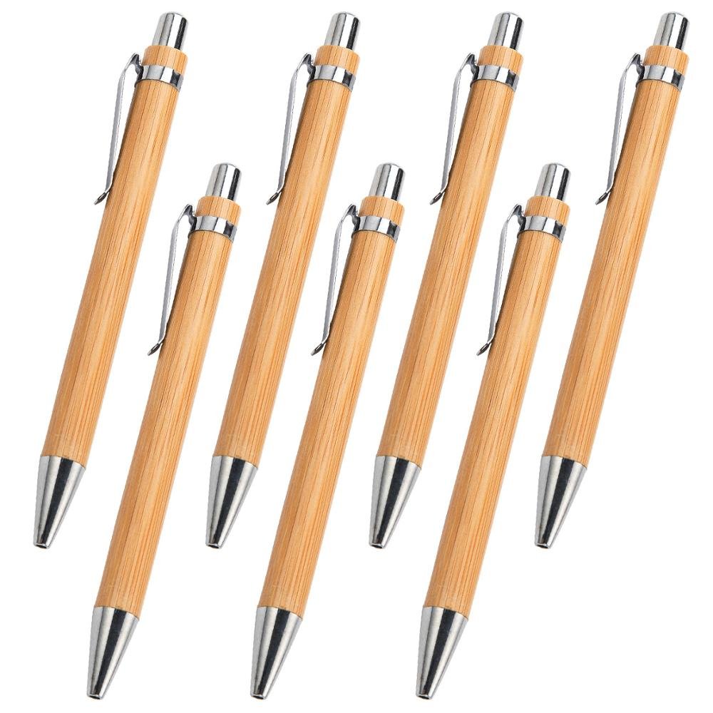 cheap price Eco Friendly Rrecycle bamboo wood ballpoint pen-custom laser engraved logo bamboo ball pens