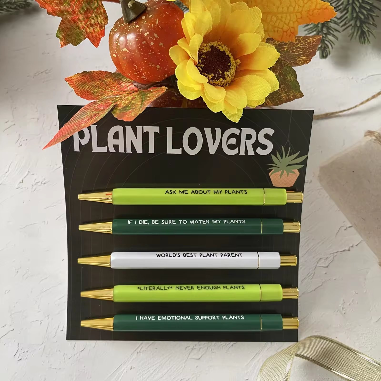 5Pcs Colorful Ink Funny Motivational Gifts Creative Stationery Nurse Themed Vibrant Funny Quotes Daily Push Nurse Pen Set