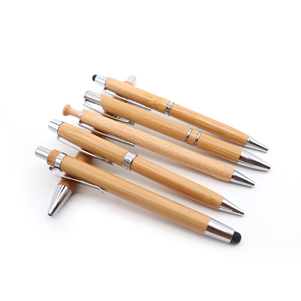 Best selling New Arrival Stationery Pens Ballpoint Writing Bamboo Ballpoint Pen