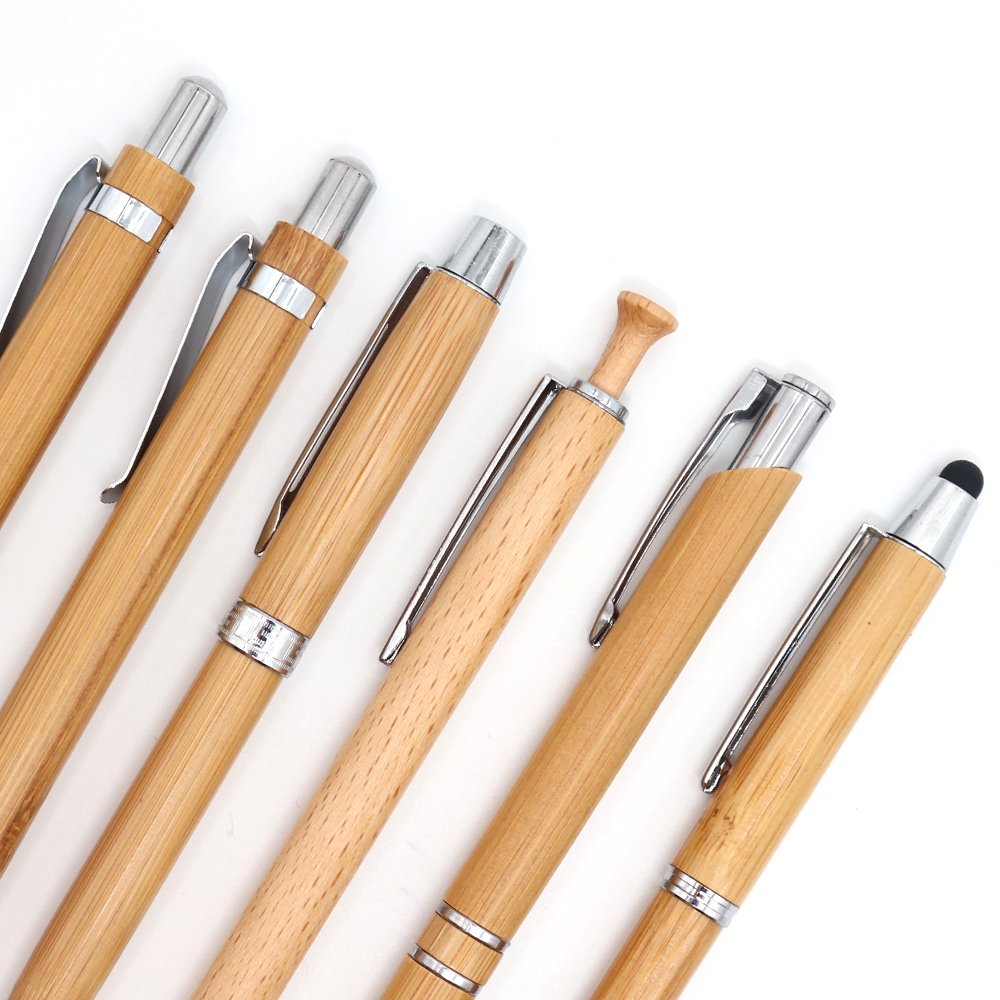 Best selling New Arrival Stationery Pens Ballpoint Writing Bamboo Ballpoint Pen