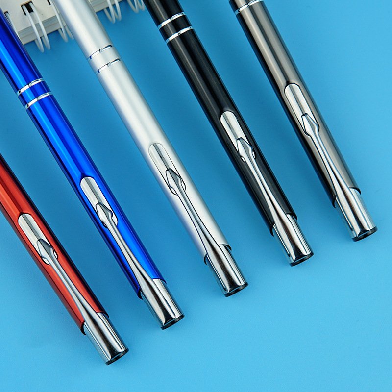 New Promotion Cheap Ball Point Metal Pens With Personalized Custom Laser Engraved Print Branded Logo Manufacturer Gift Pen