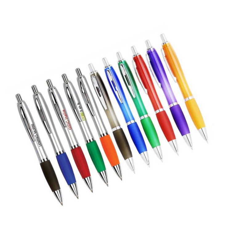 Cheap custom logo printed ballpen ballpoint pen plastic promotional gift pen