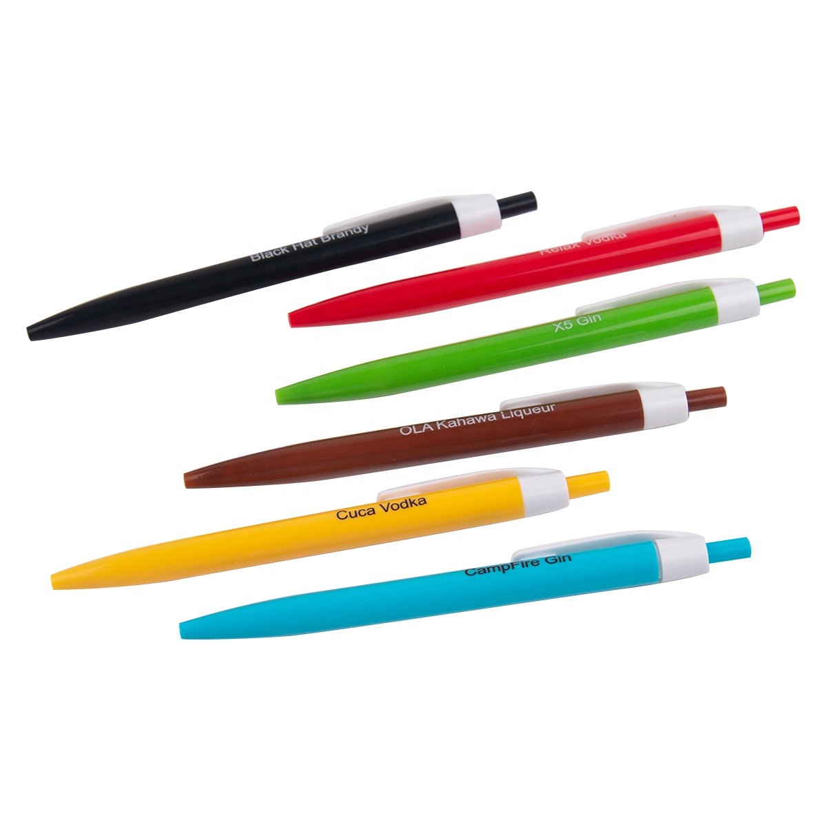 Wholesale Custom Logo Printed Plastic Ballpoint Pen for Hotel Gift Promotion