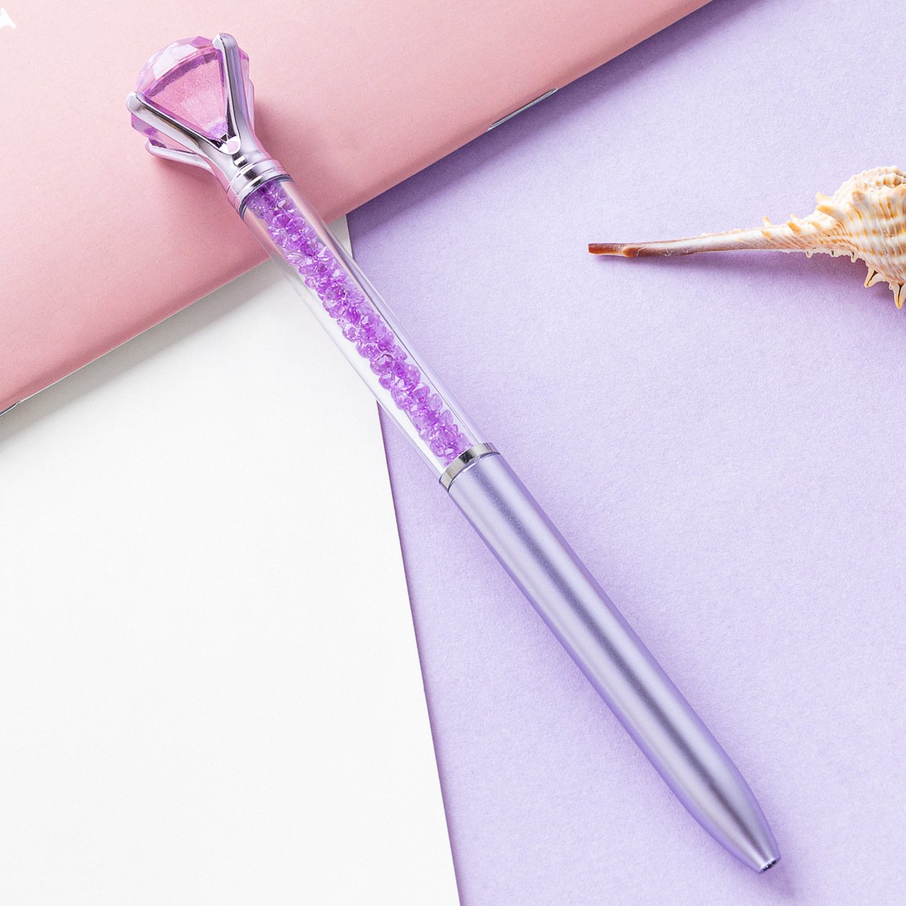Wholesale Of Large Diamond Plastic Pens Stationery Advertising Gifts Ballpoint Pens Crystal Pens By Manufacturers