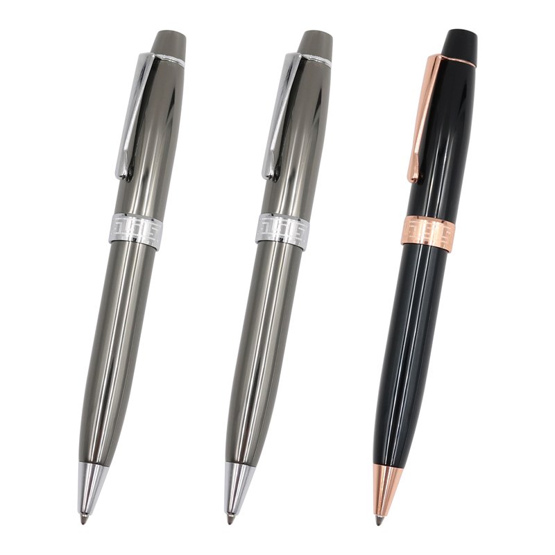 wholesale luxury Metal Pen Heavy Twist Custom Logo Pen for man laser name ball pen