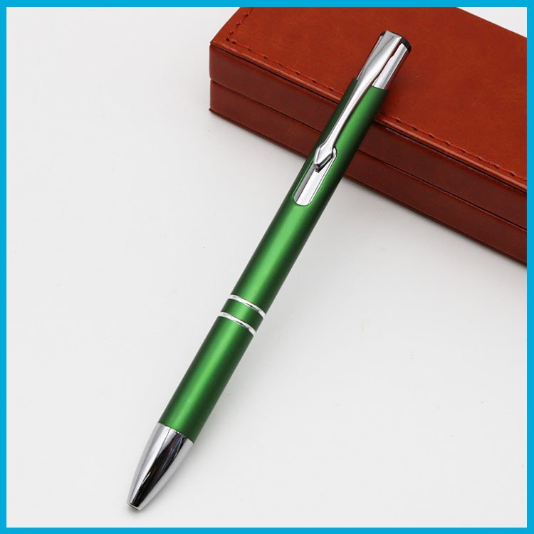 Promotional Aluminum Barrel Metal Custom Logo Ballpoint Pen Rubber Metal Touch Screen Stylus Ballpoint Pen