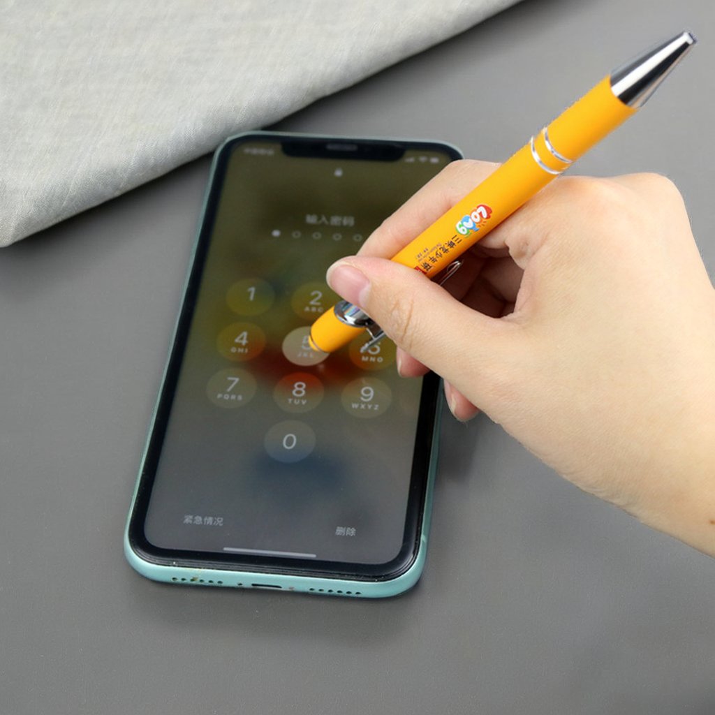 Best Seller Versatile Custom Logo Metal Flat Business Ball Pen Office Culture Education School Stationery Gift
