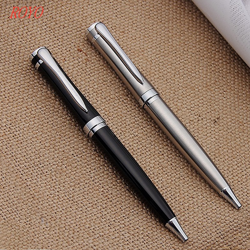 Luxury Twist Metal Ball Pens For Promotional Metal Roller Pens With Custom Logo