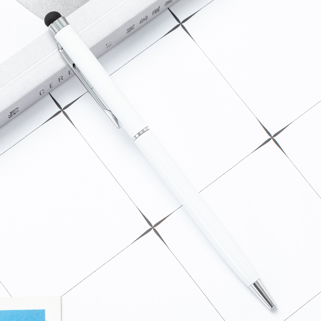 Personalized Universal Multi-Function Metal Stylus Pen Super Thin Ballpoint Touch Screens Handwriting Pencil Customized Office