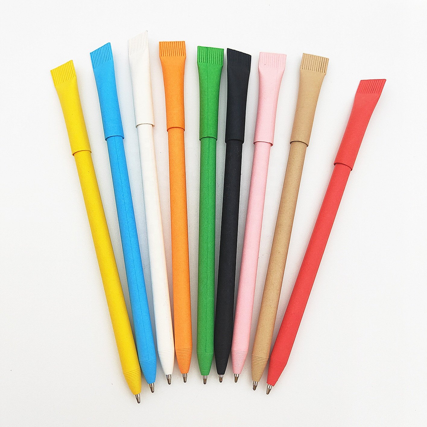 Personalized recycled Paper made Eco Friendly gift ball pen ink ball point paper pen with custom LOGO