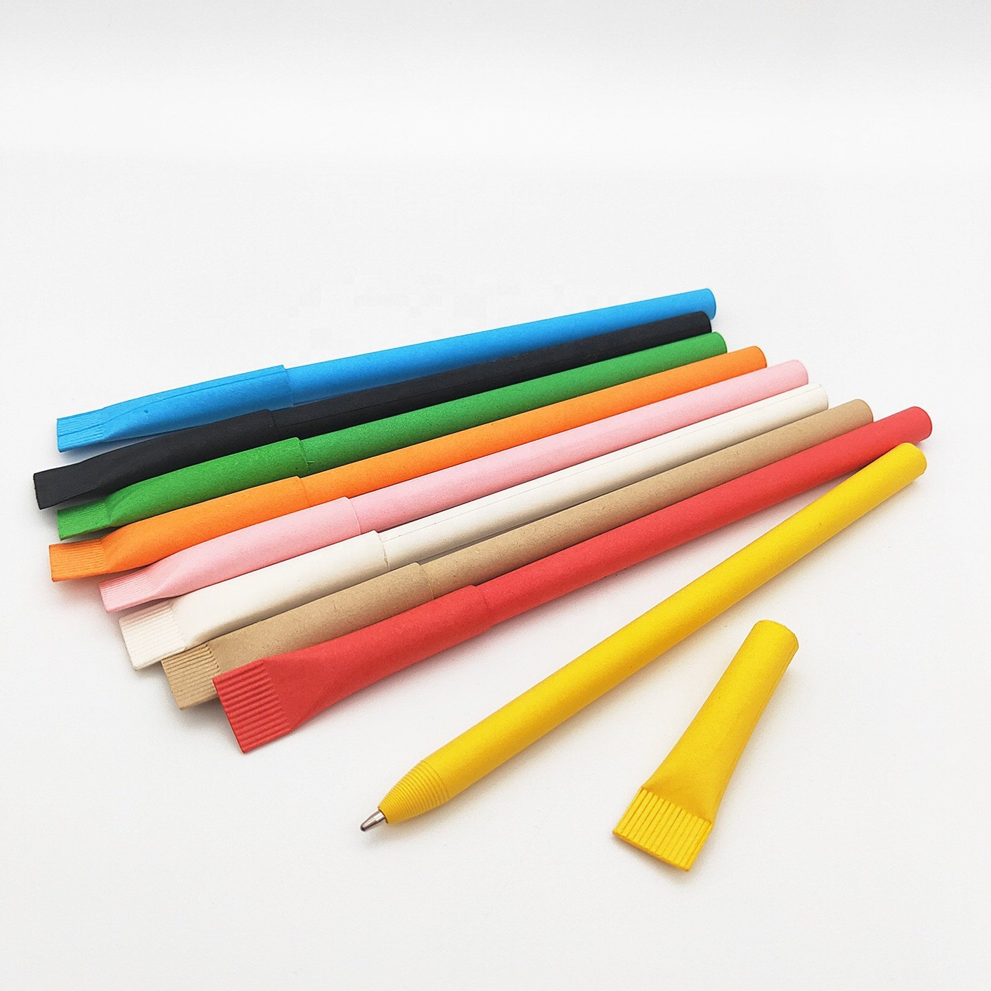 Personalized recycled Paper made Eco Friendly gift ball pen ink ball point paper pen with custom LOGO